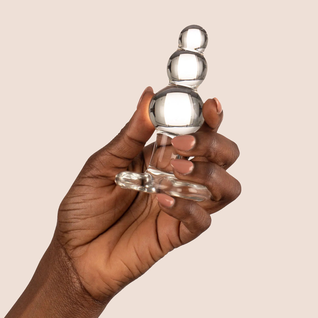 Icicles No. 47 Glass Plug - Premium Glass Body Jewelry for Stretching & Piercing | Perfect for Ear Gauges, Septum & Labret Piercings | Hypoallergenic & Comfortable Wear