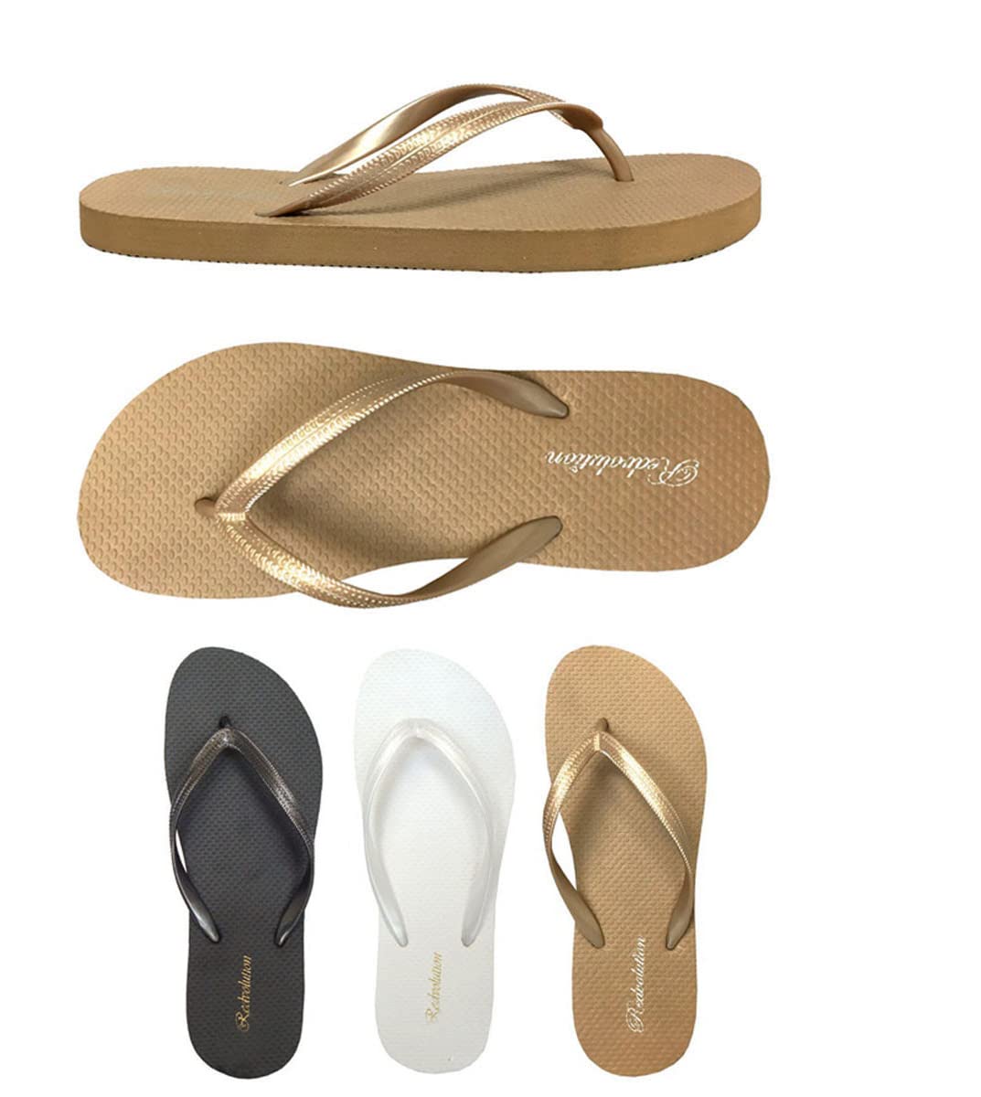 Wholesale Women's Beach Sandals - Comfortable & Stylish Flip Flops, Pack of 48 - Perfect for Summer Vacations, Pool Parties & Beach Outings