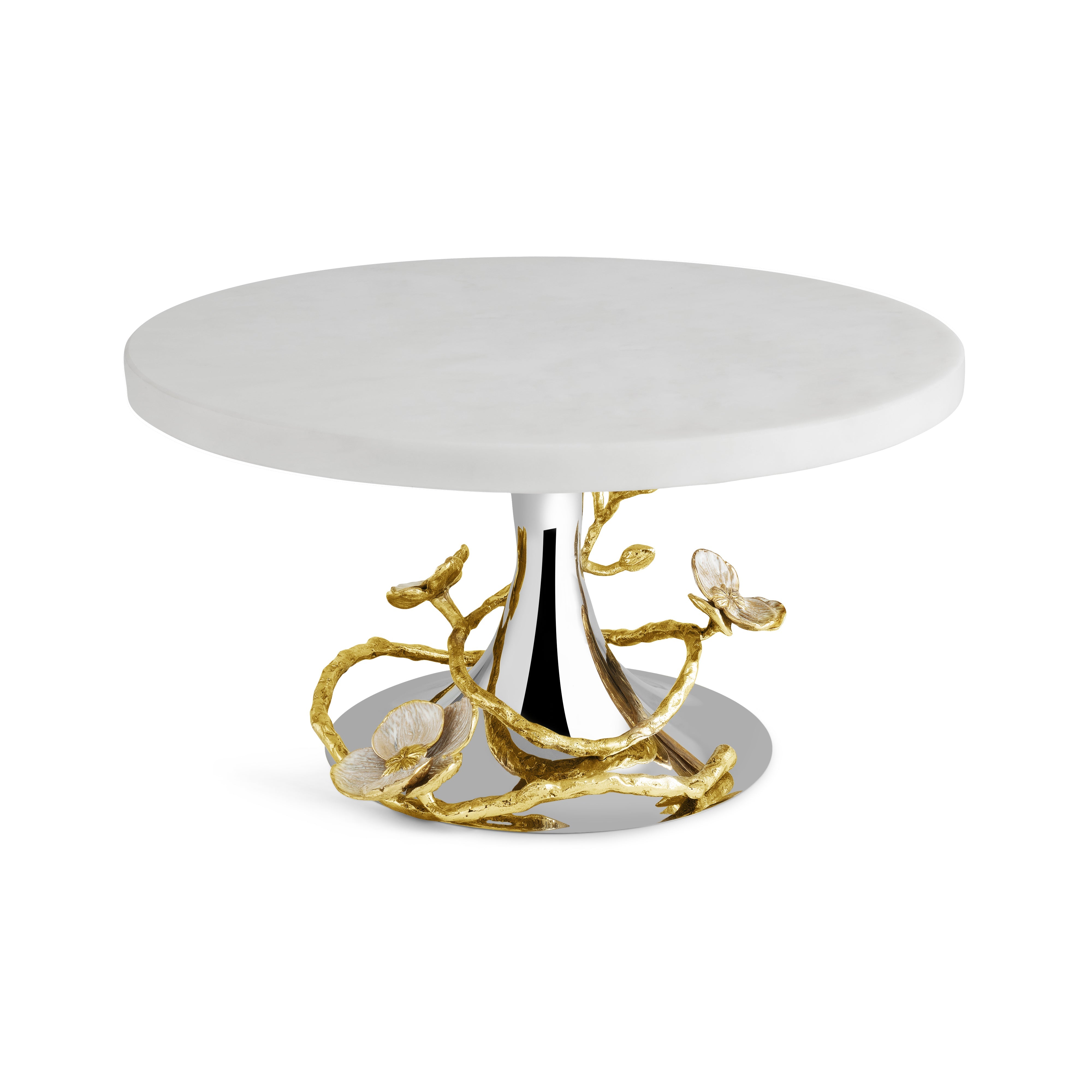 Elegant Orchid Cake Stand - 3 Tier Floral Cupcake Holder for Weddings, Birthdays & Dessert Displays