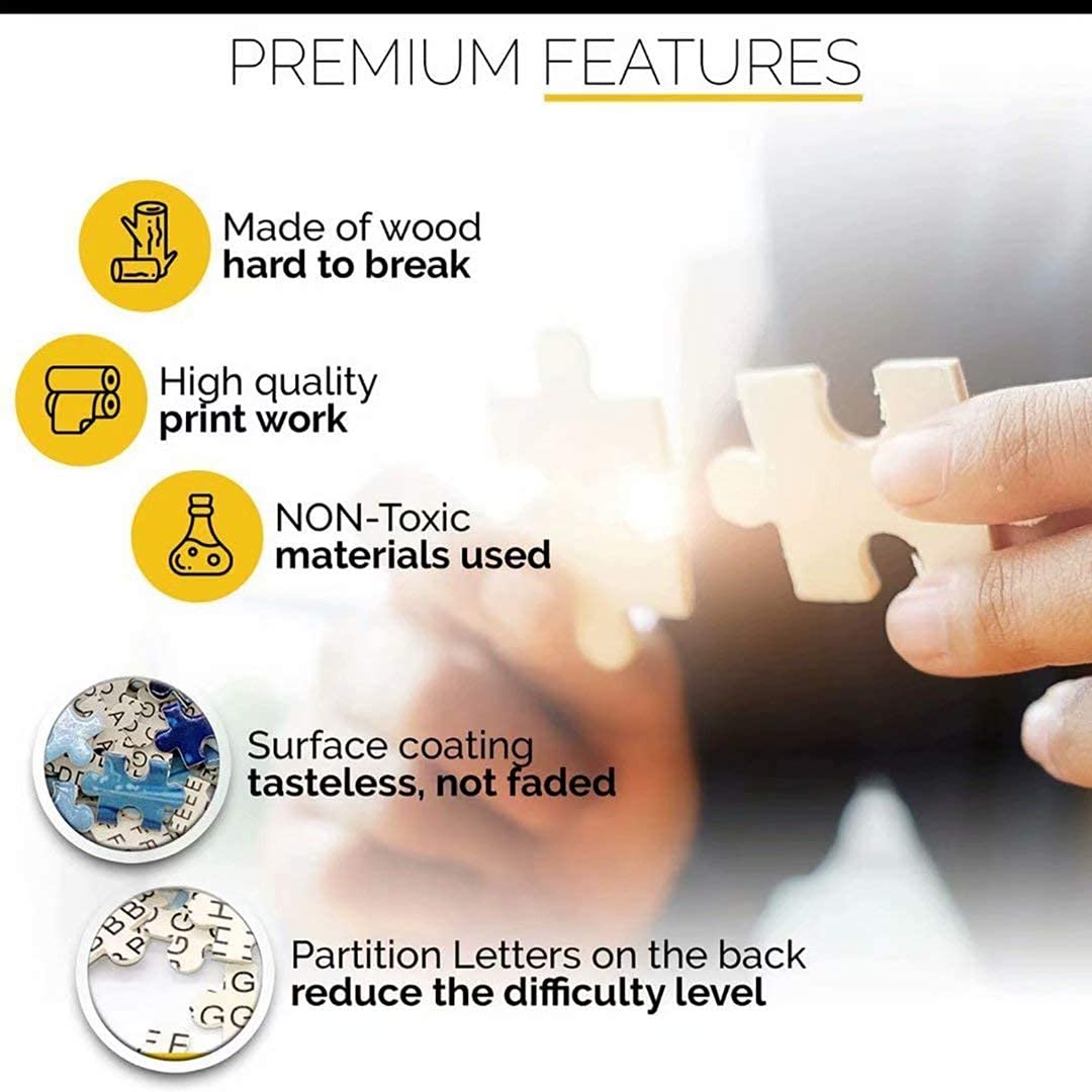 500-Piece Wooden Jigsaw Puzzle - Golden Doodle Dog Coffee Theme, Fun & Educational Puzzle for Adults & Kids, Perfect for Family Game Night & Cognitive Development, Great Gift Idea for Puzzle Lovers