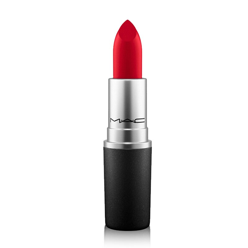 MAC Satin Lipstick in MAC Red - Long-Lasting, Highly Pigmented Lip Color for Everyday Wear & Special Occasions