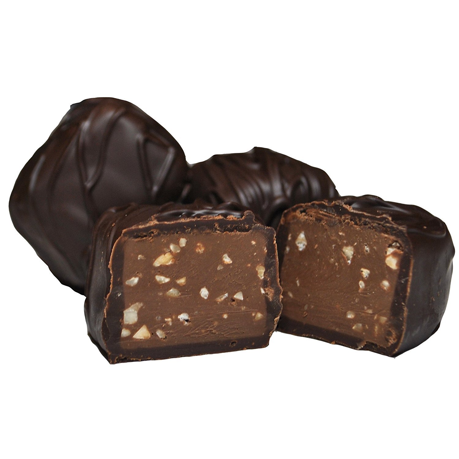 Philadelphia Premium Dark Chocolate Hazelnut Meltaway Truffles - 1 Pound Gift Box for Holidays, Birthdays & Corporate Gifting