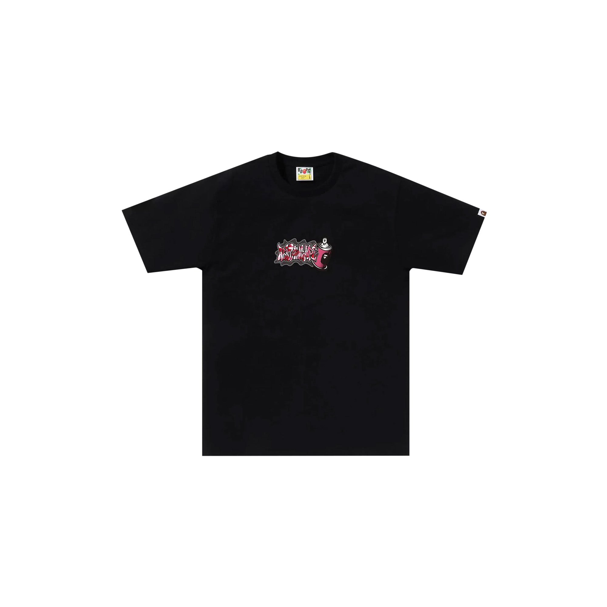 BAPE ABC Camo Spray Can T-Shirt for Men - Black Streetwear Graphic Tee (2024) | Urban Fashion, Casual Wear & Hip Hop Style