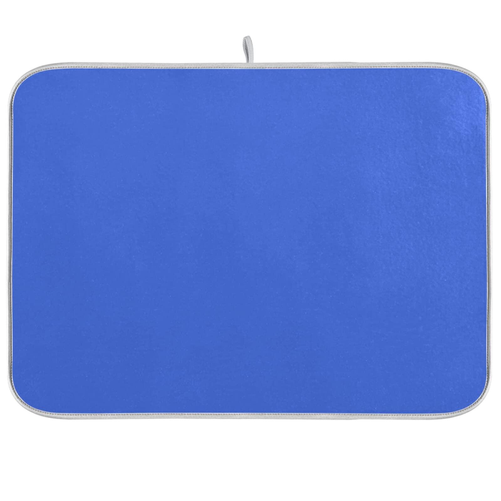 Royal Blue XL Dish Drying Mat - 18x24 Inch Large Microfiber Kitchen Counter Mat | Heat-Resistant, Absorbent Dish Drainer Pad | Perfect for Drying Dishes, Protecting Countertops & Kitchen Decor