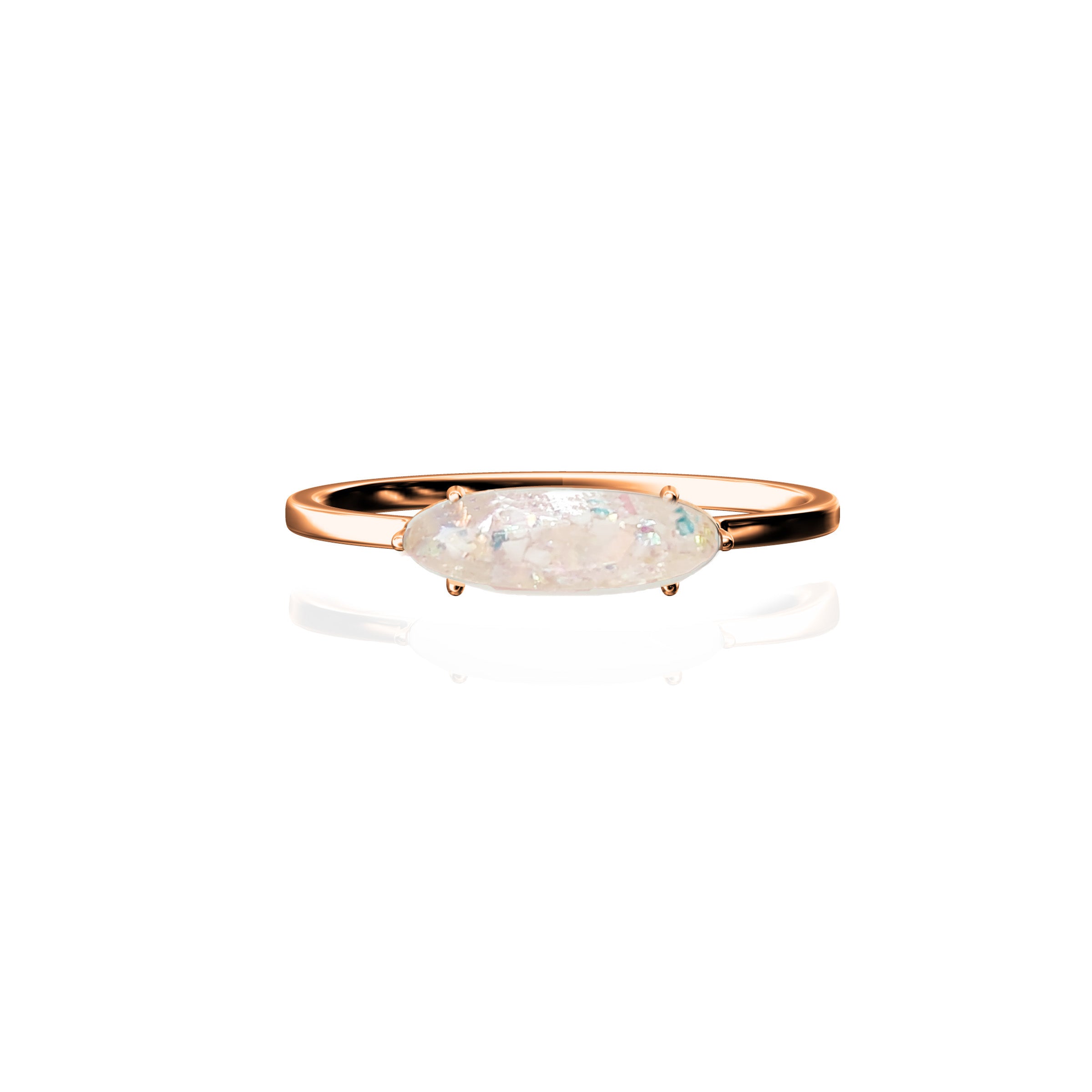 Eternal Remembrance Ashes Ring - Memorial Jewelry for Loved Ones | Perfect for Cremation Keepsakes, Memorial Gifts & Remembrance Ceremonies