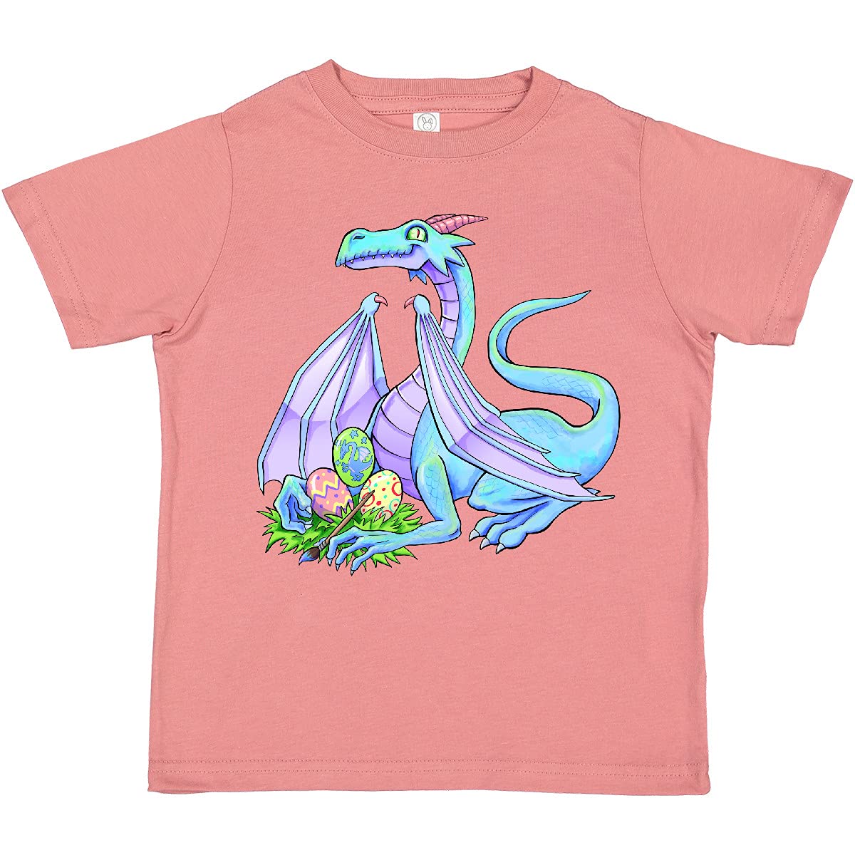 Blue Easter Dragon Toddler T-Shirt for Holiday Fun