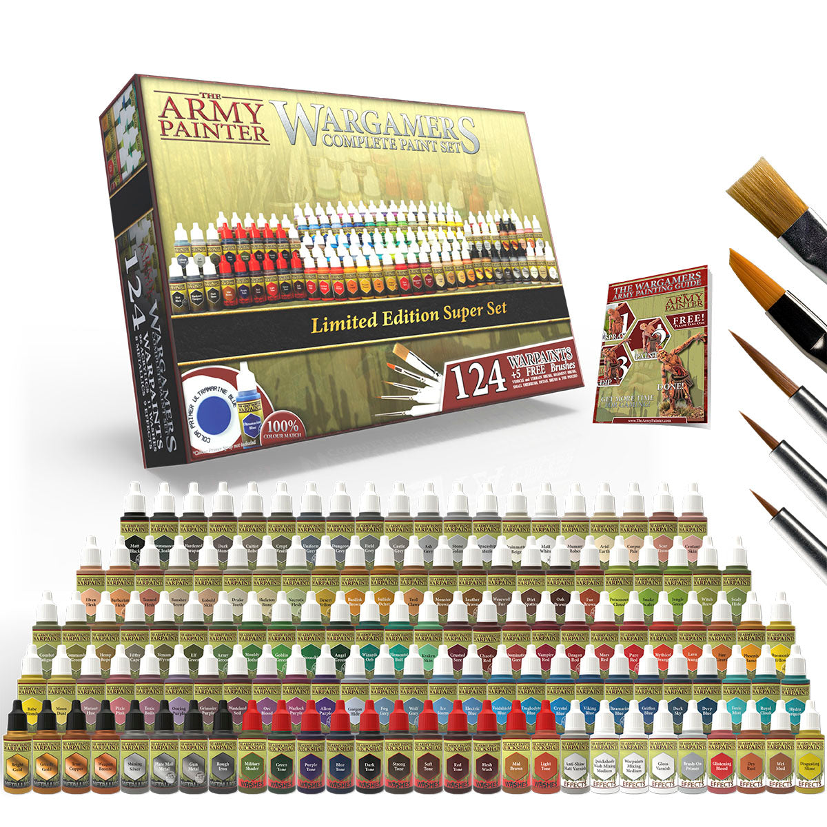 Warpaints: Complete Paint Set for Miniatures & Models - Perfect for Warhammer, D&D, and Tabletop Gaming