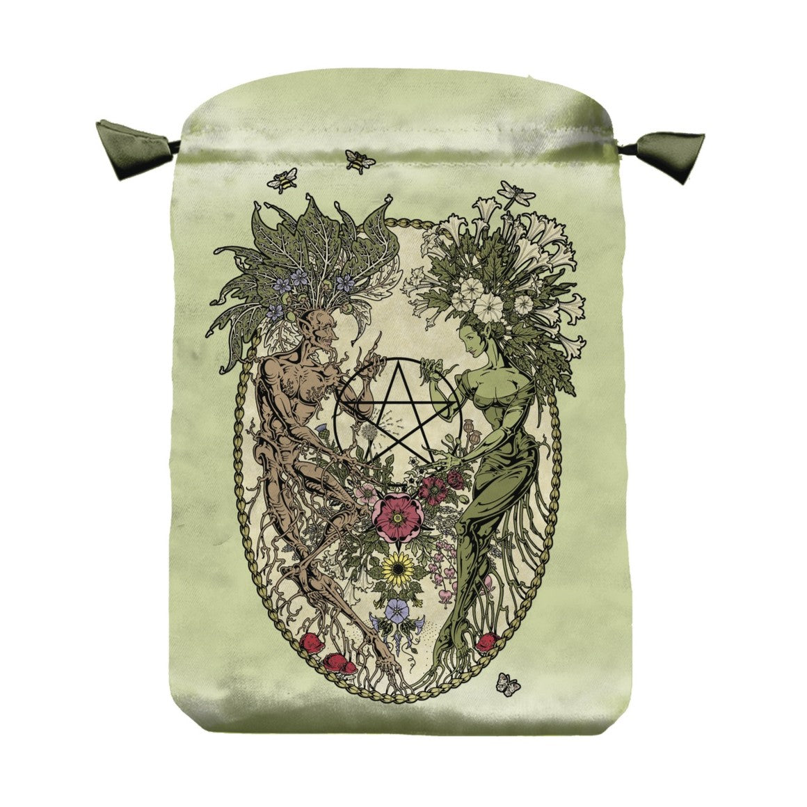Magical Botanical Bag - Handmade Herbal Pouch for Witchcraft, Spells & Aromatherapy | Perfect for Wiccan Rituals, Meditation & Gift Giving