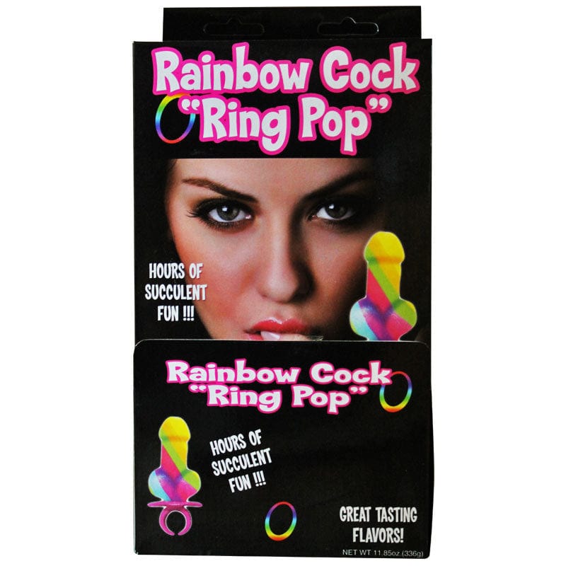 Rainbow Ring Pop Lollipops - 12 Pack Assorted Colors, Fun & Flavorful Candy for Kids, Parties, Birthdays & Events - Perfect for Halloween Treats, Birthday Favors & Classroom Rewards