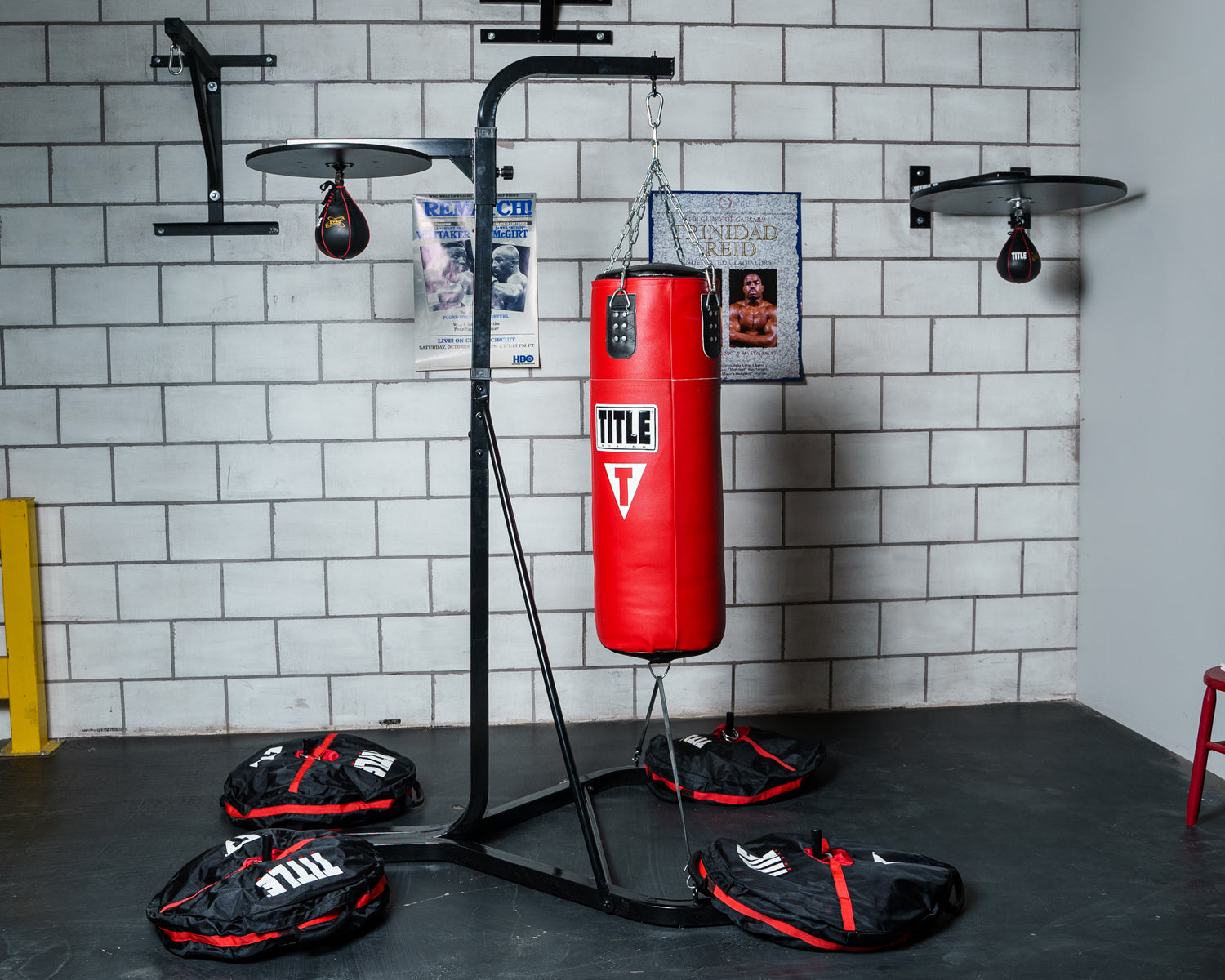 TITLE Boxing Universal Heavy Bag Anchor 2 - Secure Punching Bag Stand for Home Gym, Boxing Training & MMA Workouts