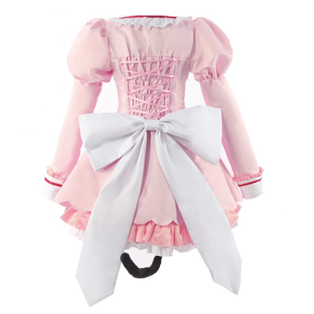 Anime Nekopara Chocola Pink Cosplay Costume - Official Uniform Dress for Halloween Party, Anime Convention & Cosplay Events