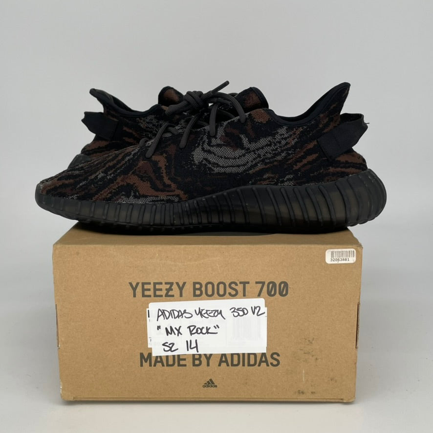 Adidas Yeezy Boost 350 V2 MX Rock Sneakers - Men's Size 14 (GW3774) | Comfortable Running Shoes for Gym, Casual Wear & Street Style