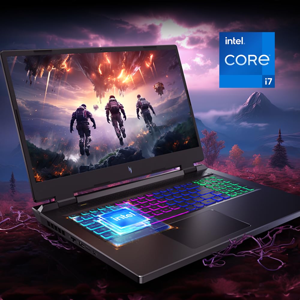 Acer Nitro 17 Gaming Laptop - Intel Core i7-14650HX, NVIDIA RTX 4060, 17.3