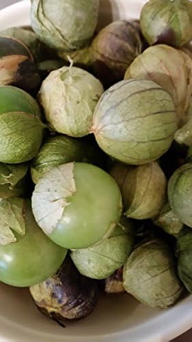 Fresh Tomatillo Milpero 1lb - Organic Mexican Husk Tomatoes for Salsa Verde, Enchiladas & Authentic Mexican Cooking