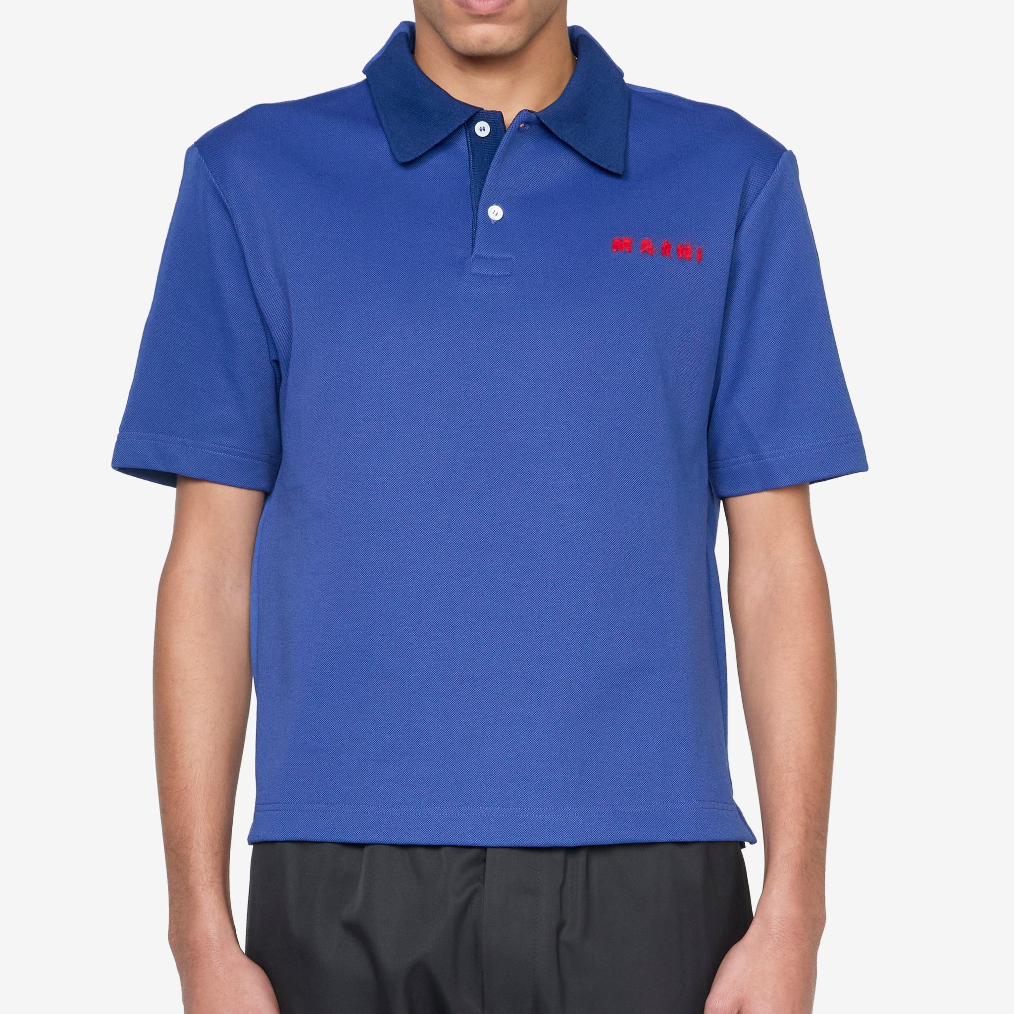 Royal Blue Polo Neck Shirt for Men - Comfortable Cotton Casual Wear for Office, Golf & Everyday Outfits