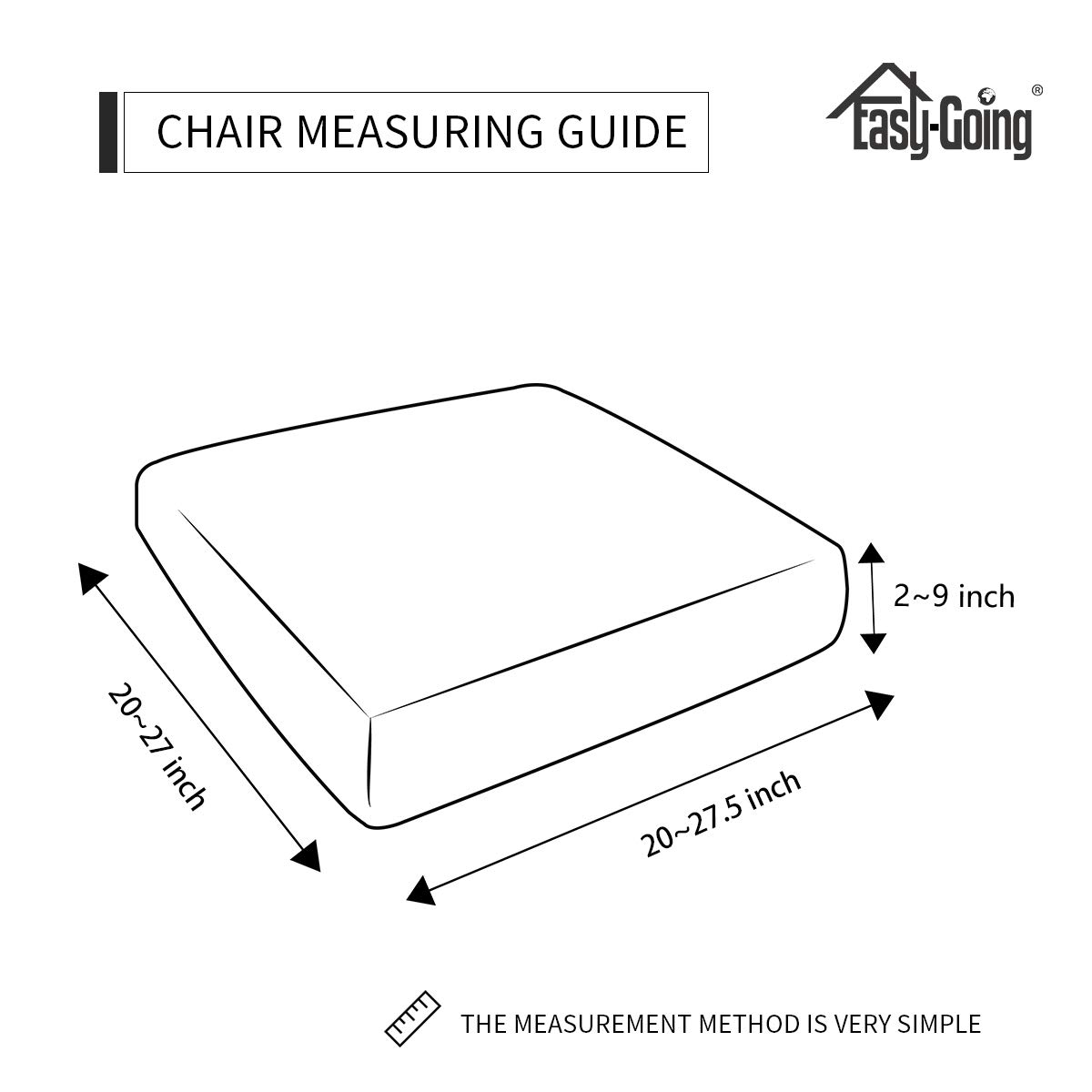 Breathable Stretch Chair Cushion Cover - Elastic Sofa Slipcover with Soft Flexibility, Furniture Protector for Living Room (Greyish Green) | Perfect for Home, Office & Outdoor Use