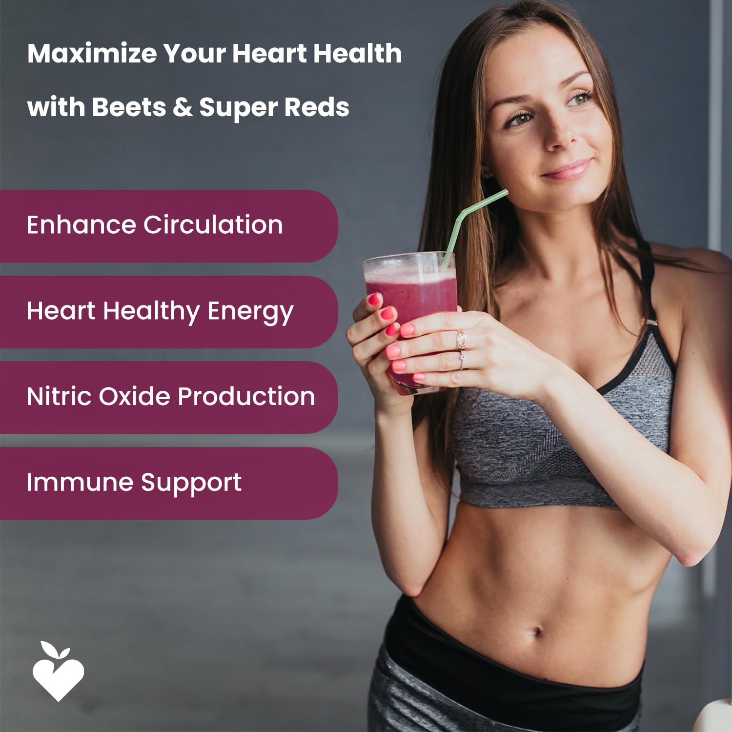 NutraChamps Beet Root Powder Supplement for Circulation - Nitric Oxide Booster with Beetroot Juice, Super Reds Powder & Grape Seed Extract | Sugar-Free Superfood Powder (8.74 Oz) for Energy, Heart Health & Athletic Performance