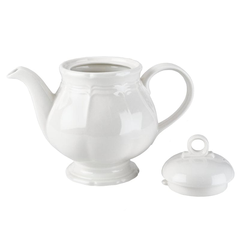 French Countryside® Elegant Tea Server Set - Porcelain Tea Pot with Infuser & Cups - Perfect for Afternoon Tea, Bridal Showers & Gifts