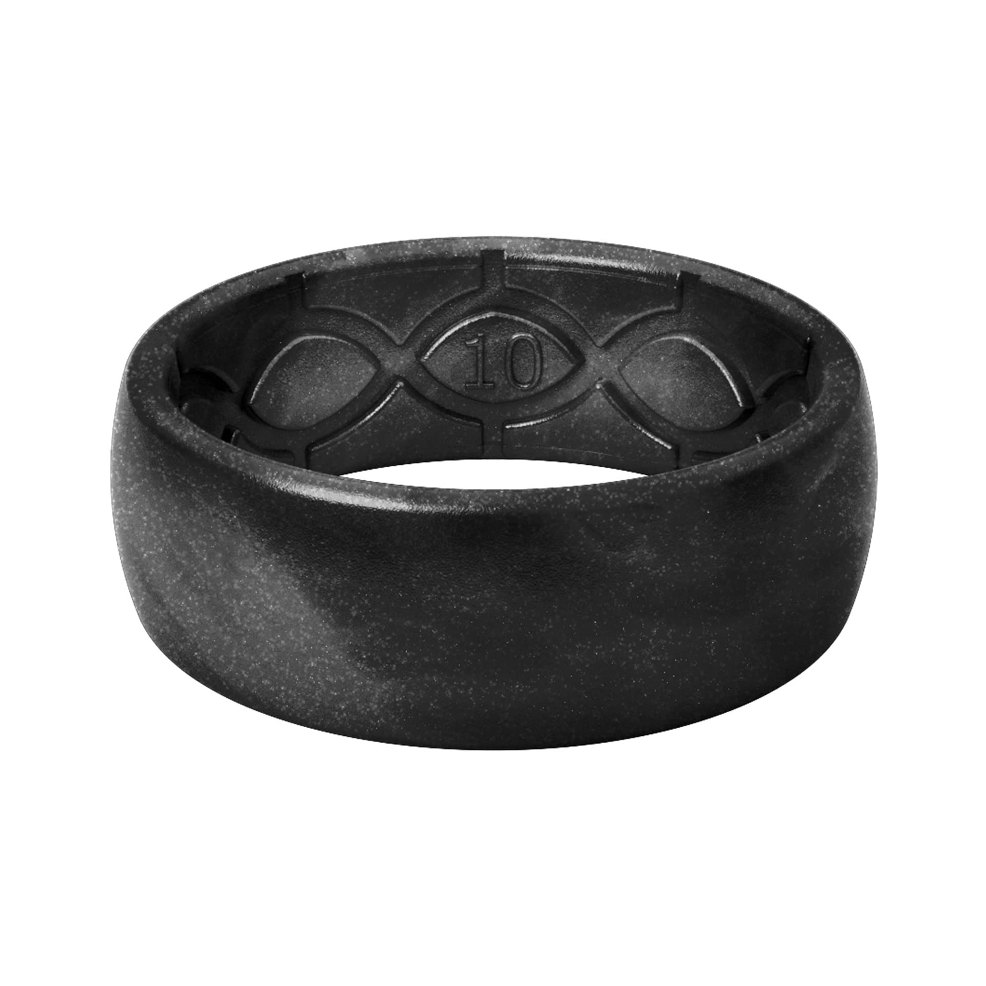 Groove Life Solid Silicone Ring for Men - Breathable Comfort Fit Wedding Band with Unique Design & Lifetime Warranty | Perfect for Active Lifestyles, Gym, Swimming & Outdoor Adventures
