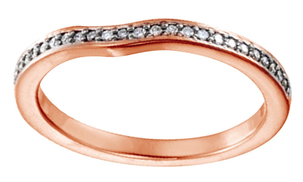 0.16 Carat Round Cut White Diamond Engagement Ring & Wedding Band Set in 14K Solid Gold - Perfect for Proposals, Anniversaries & Bridal Jewelry
