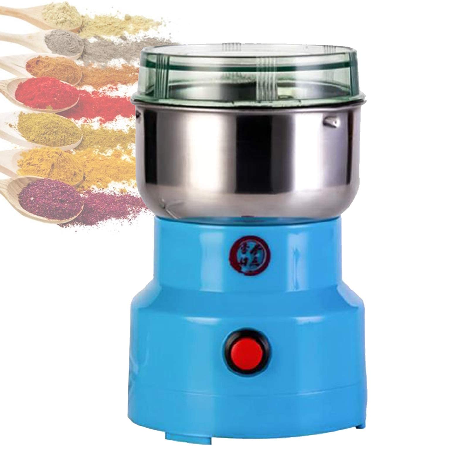 QHYXT Electric Coffee Grinder & Grain Mill - High-Speed Multifunction Kitchen Appliance for Coffee Beans, Spices, Herbs, Cereals & Pet Food - Perfect for Home Brewing, Baking & Pet Meal Prep