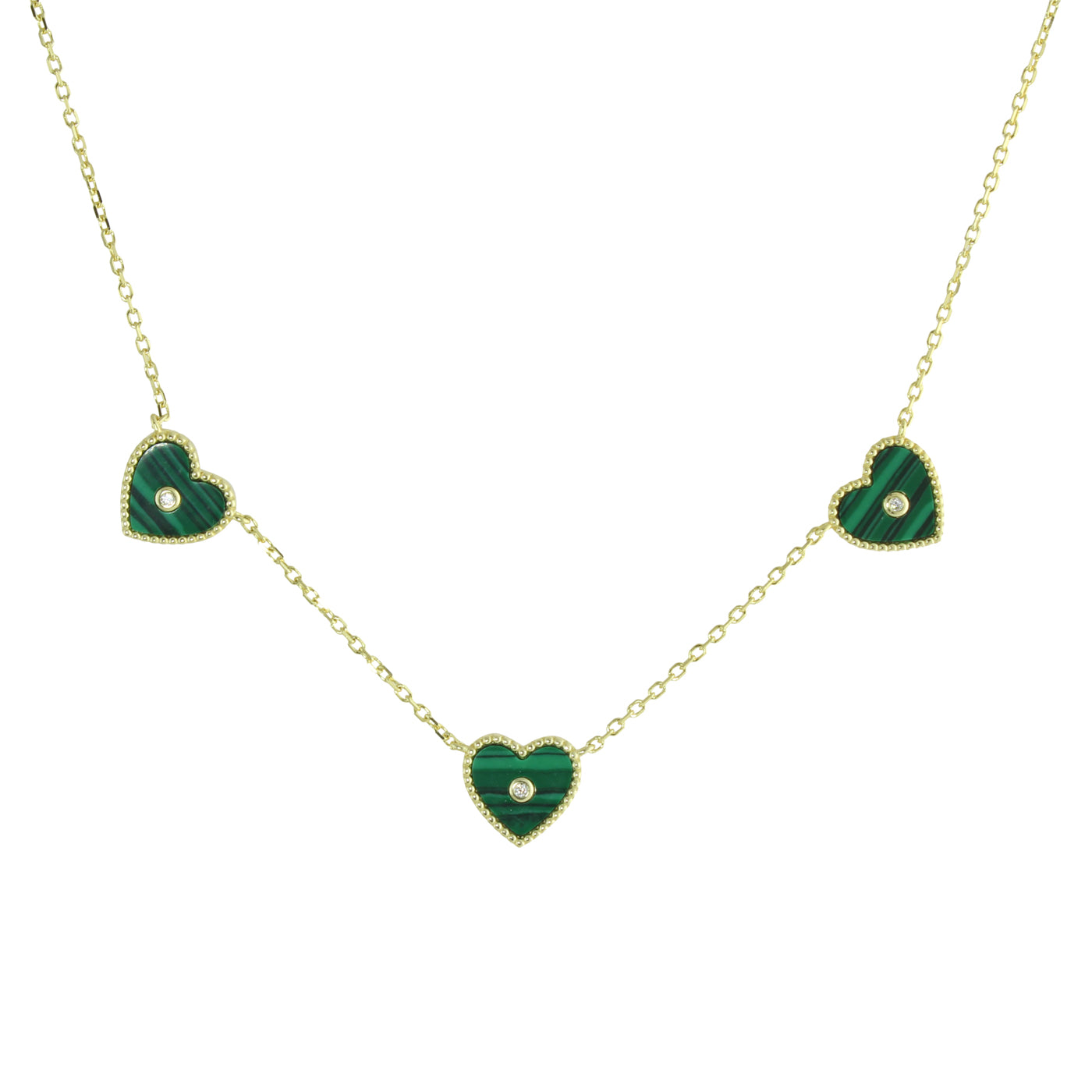 Heart Station Necklace - Elegant Silver Pendant for Women, Perfect Gift for Valentine's Day, Anniversary & Birthday | Ideal for Date Night, Wedding & Special Occasions