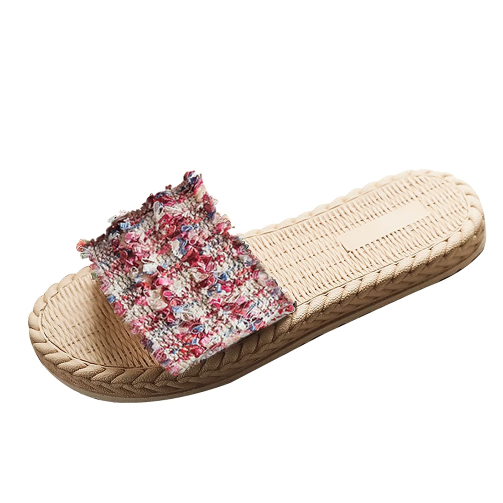 Women's Casual Flat Sandals for Summer - Comfortable Beach Slippers & Spring Fashion Footwear | Perfect for Vacation, Poolside, and Everyday Wear