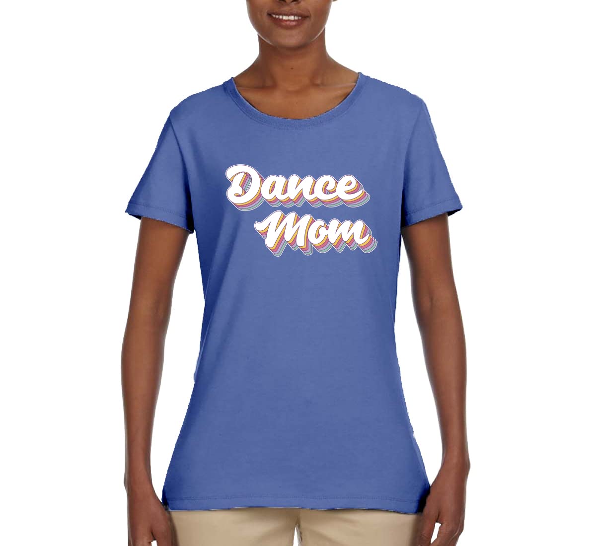Wild Bobby Dance Mom Girl Sports Women's Graphic T-Shirt - Trendy Casual Tee for Dance Moms, Cheerleading & Sports Fans - Perfect for Gym, Workouts & Everyday Wear