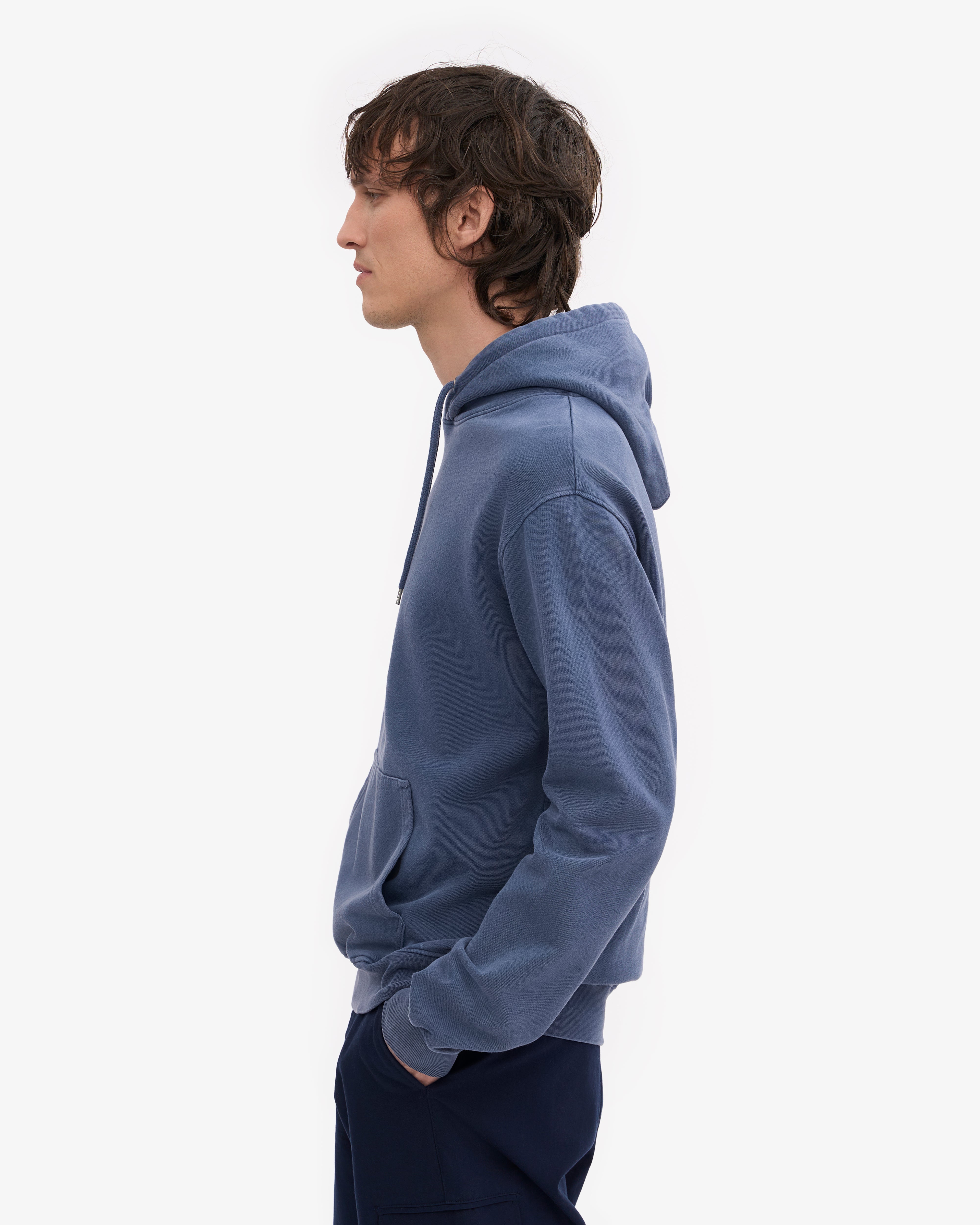 Classic Organic Cotton Hoodie - Neptune Blue | Comfortable & Eco-Friendly Pullover for Men & Women | Perfect for Casual Wear, Outdoor Activities & Loungewear