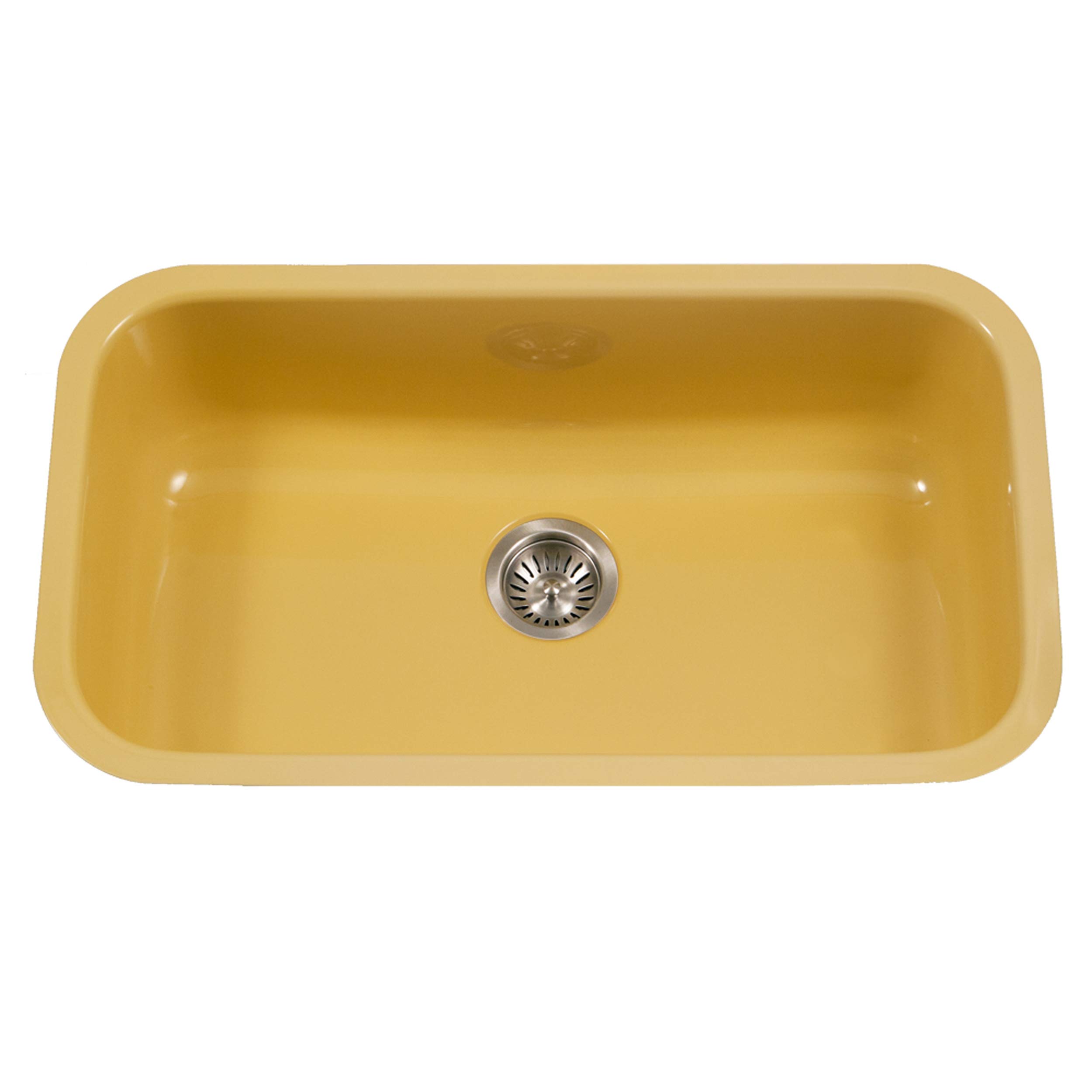 Houzer PCG-3600 LE Large Lemon Kitchen Sink - Durable Stainless Steel Undermount Sink for Modern Home & Restaurant Use