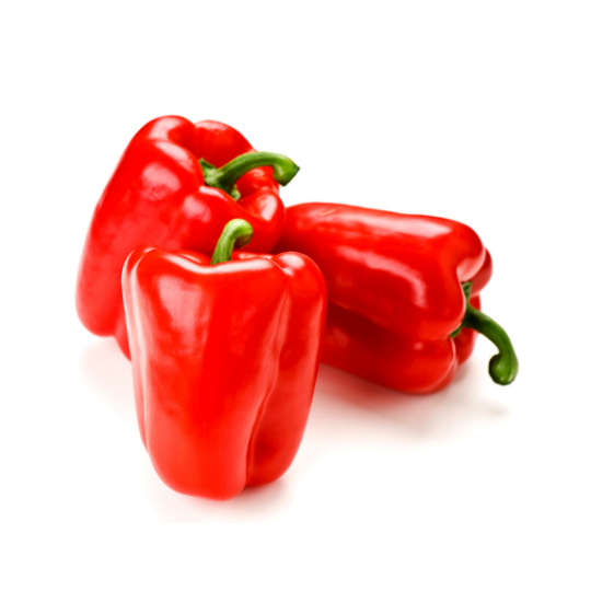 Organic Red Bell Peppers - Fresh, Sweet & Non-GMO - Perfect for Salads, Stir-Fries & Healthy Snacking
