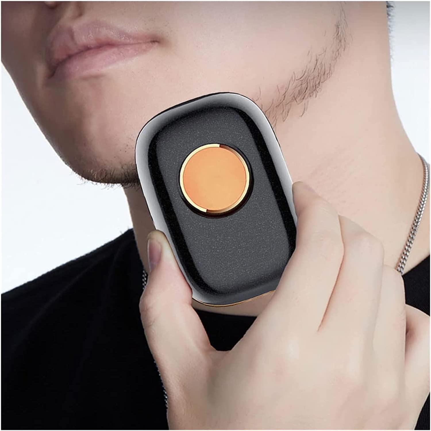 2023 Upgraded Portable Electric Razor for Men - Rechargeable Travel Shaver, Waterproof Mini Shaver with Precision Blades for Face & Beard Grooming | Perfect for Business Trips, Gym Bags & Daily Commute (Black)