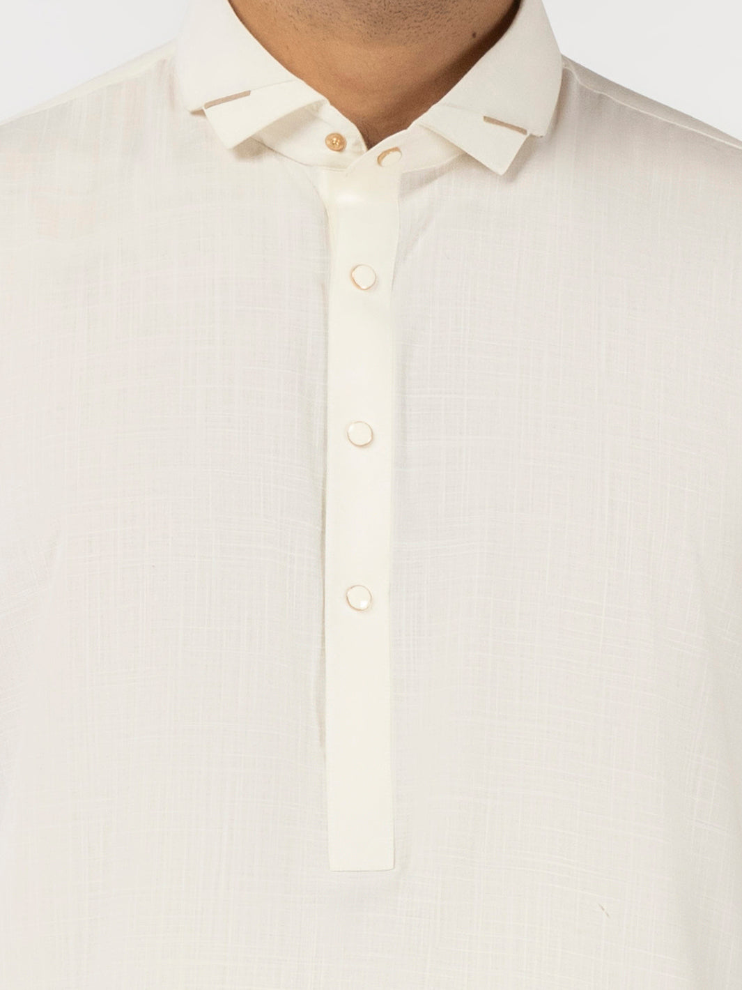 Premium Blended White Shalwar Kameez by J. Junaid Jamshed - Elegant Pakistani Traditional Outfit for Men, Perfect for Weddings, Eid & Special Occasions
