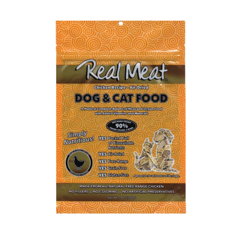 Premium Air-Dried Real Chicken Cat & Dog Food - Grain-Free, High-Protein Pet Treats (2 Sizes) - Perfect for Training Rewards & Travel Snacks