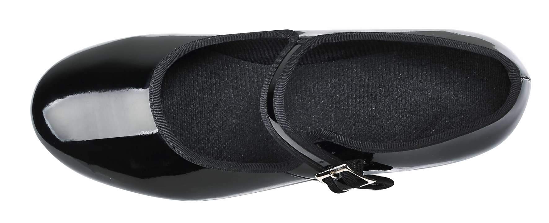 Linodes Unisex PU Leather Tap Dance Shoes with Easy Strap - Comfortable Ballroom & Jazz Shoes for Women & Men - Perfect for Dance Classes, Performances & Practice (Model 608)
