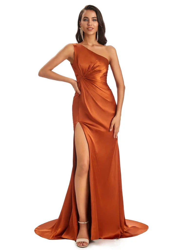 Elegant Mismatched Mermaid Maxi Long Satin Bridesmaid Dresses for Wedding Party (WG1868) - Perfect for Beach Weddings, Formal Events & Special Occasions