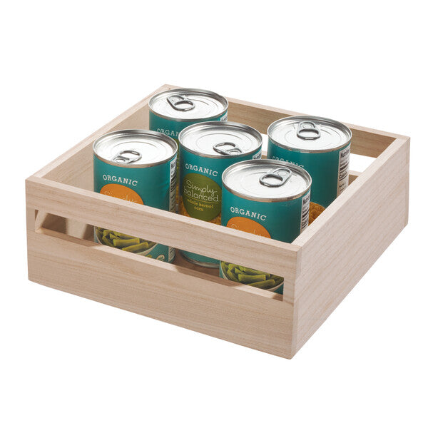 Premium Wooden Handle Trash Bin - Durable & Stylish Waste Basket for Kitchen, Bathroom, or Office Use