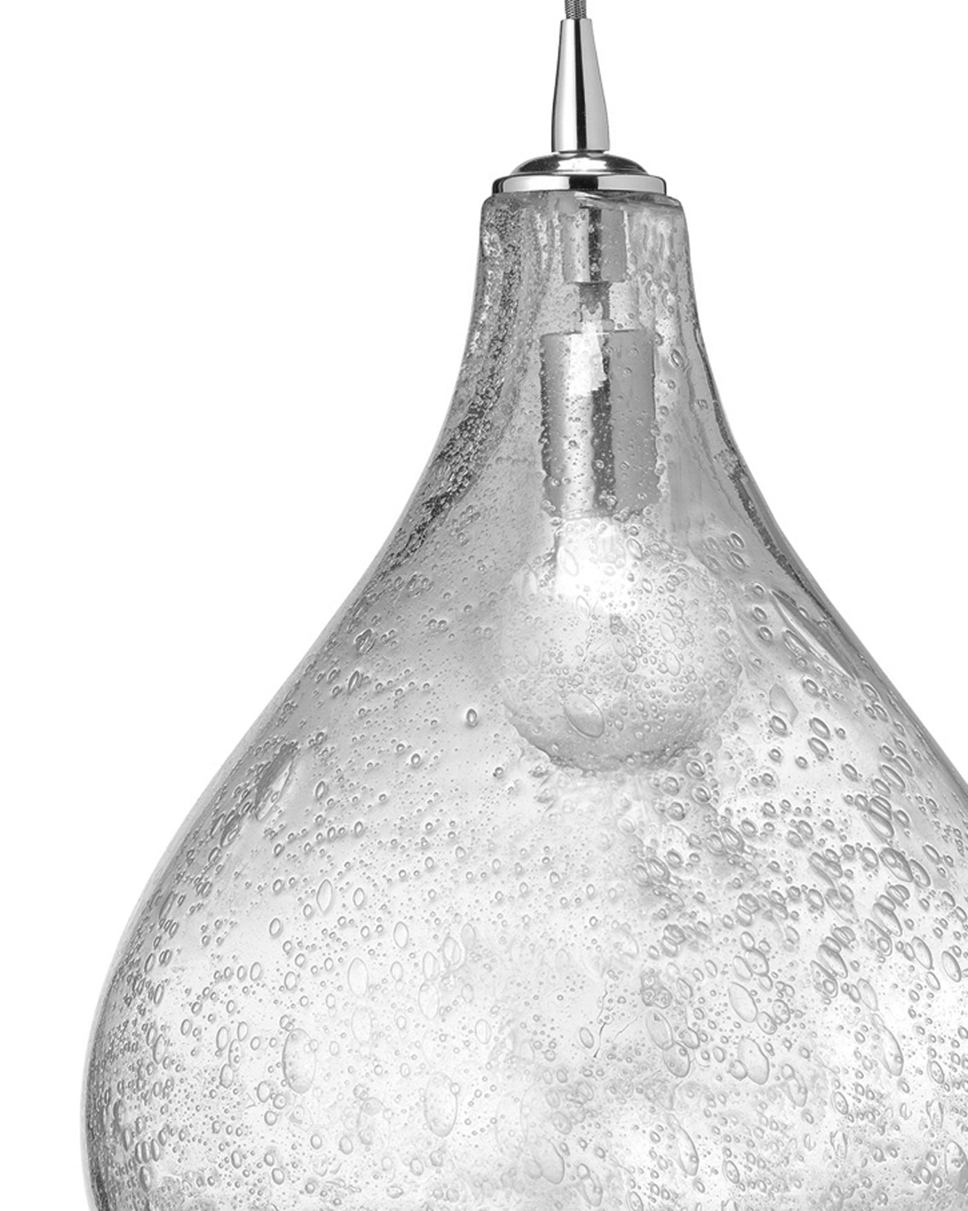 Elegant Large Curved Clear Pendant Necklace - Perfect for Weddings, Parties & Special Occasions