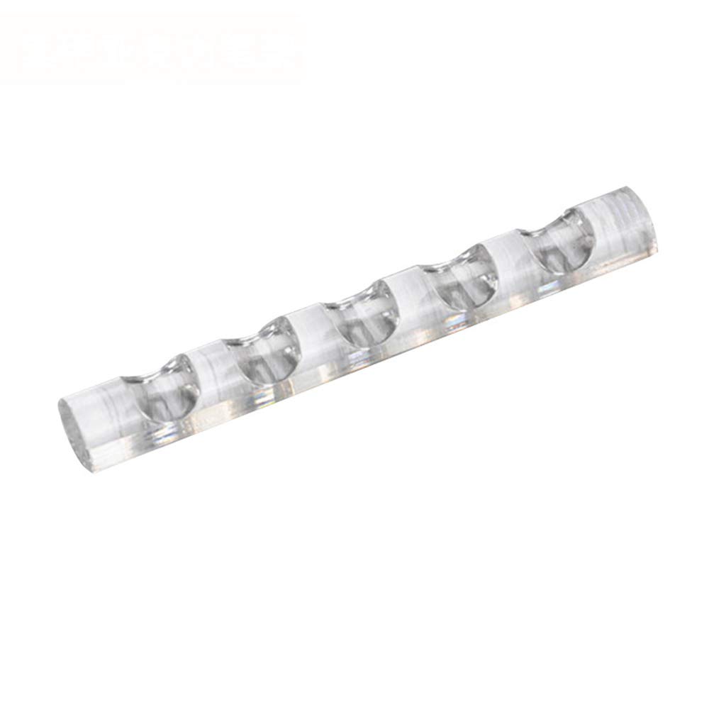 UKD Transparent Acrylic Nail Art Brush Holder - Organizer Stand for 5 Gel Nail Pens, Nail Tools & Supplies | Perfect for Salon, Home Manicure & Professional Nail Artists