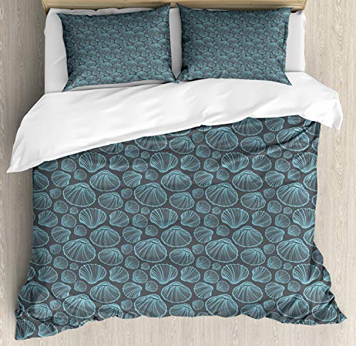 Aqua and Charcoal Grey
