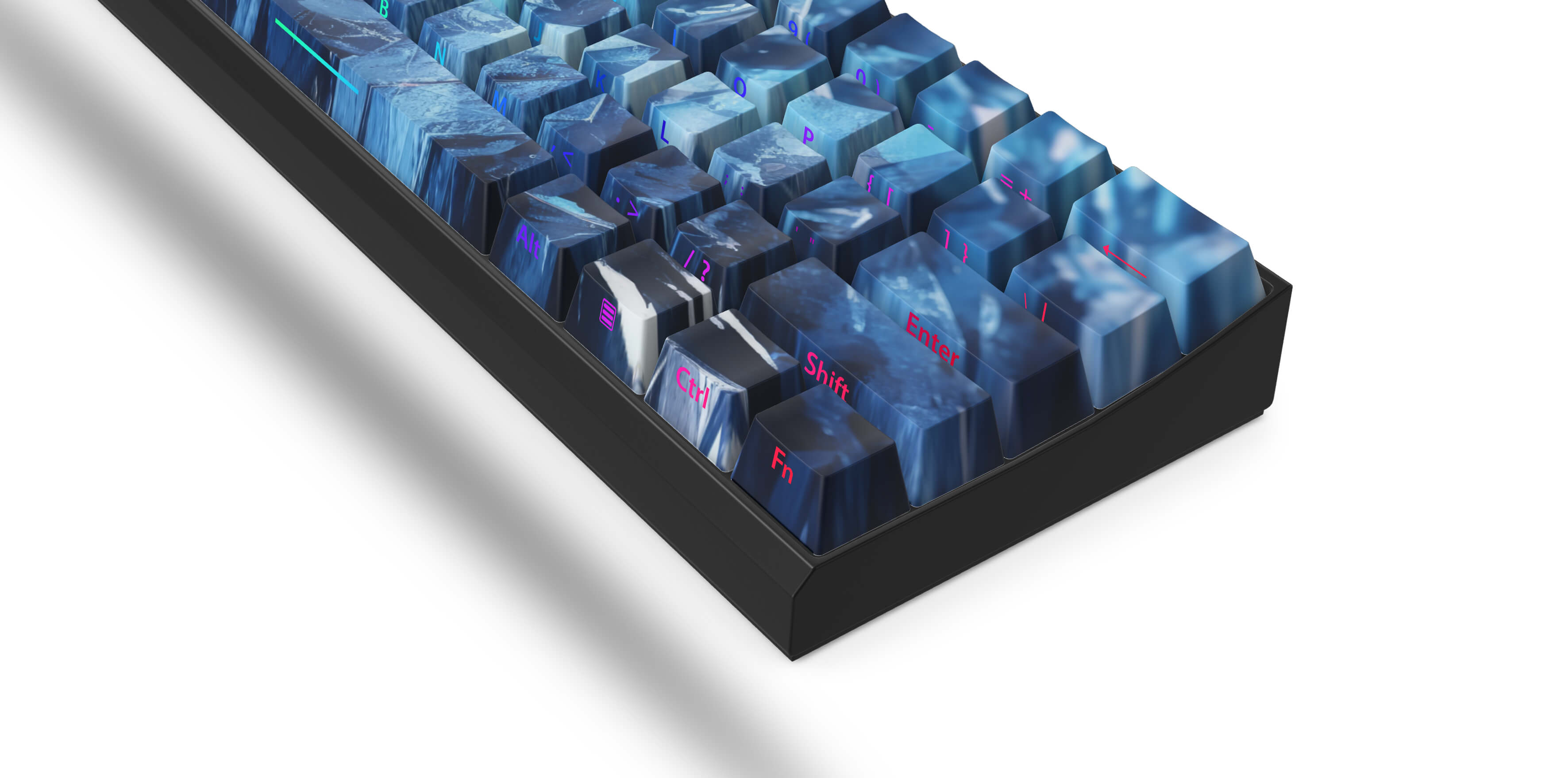 Icetride T60 Pro Mechanical Gaming Keyboard - RGB Backlit, Wired USB, Ergonomic Design for PC, Mac, Laptop - Perfect for Gaming, Typing & Office Work