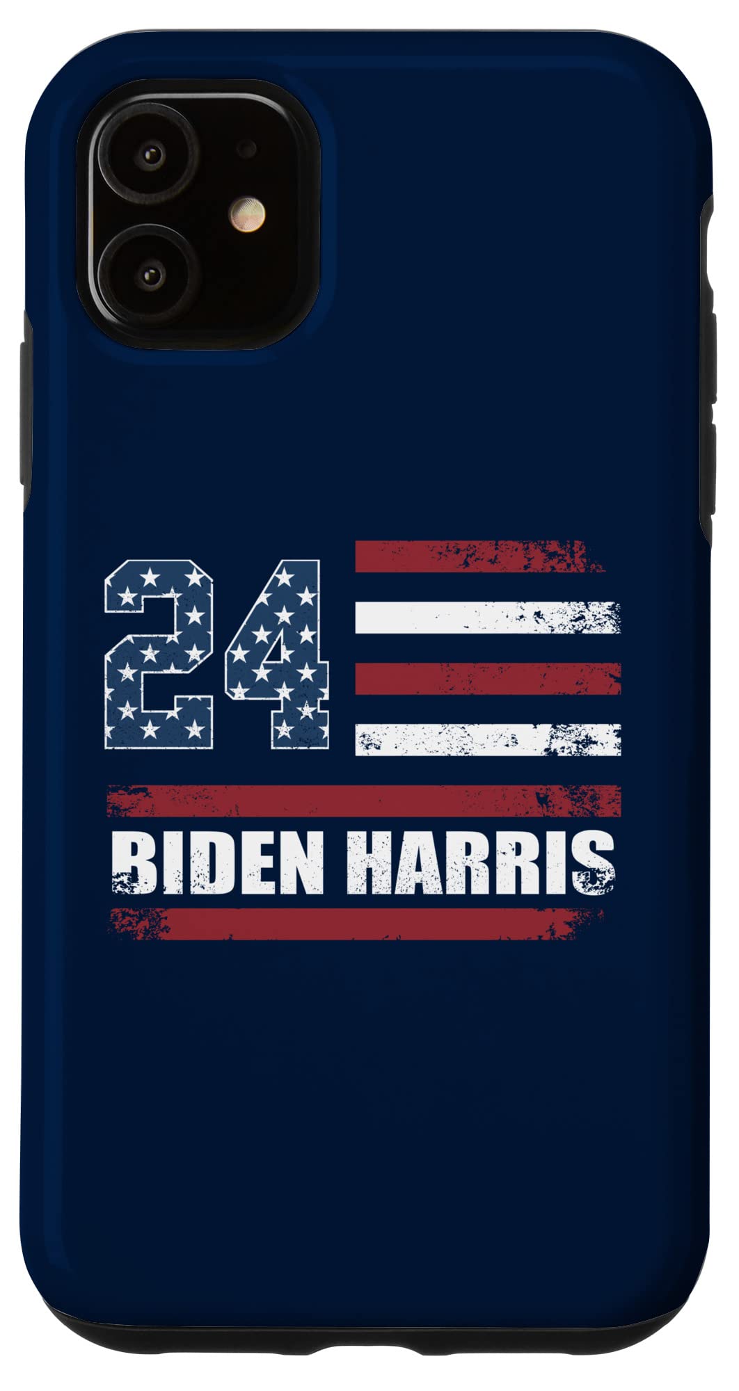 iPhone 11 Pro Max Case - Patriotic Biden Harris 2024 American Flag Design | Durable Slim Fit Protective Cover for iPhone 11 | Perfect for Election Season, Political Events & Patriotic Gift Giving