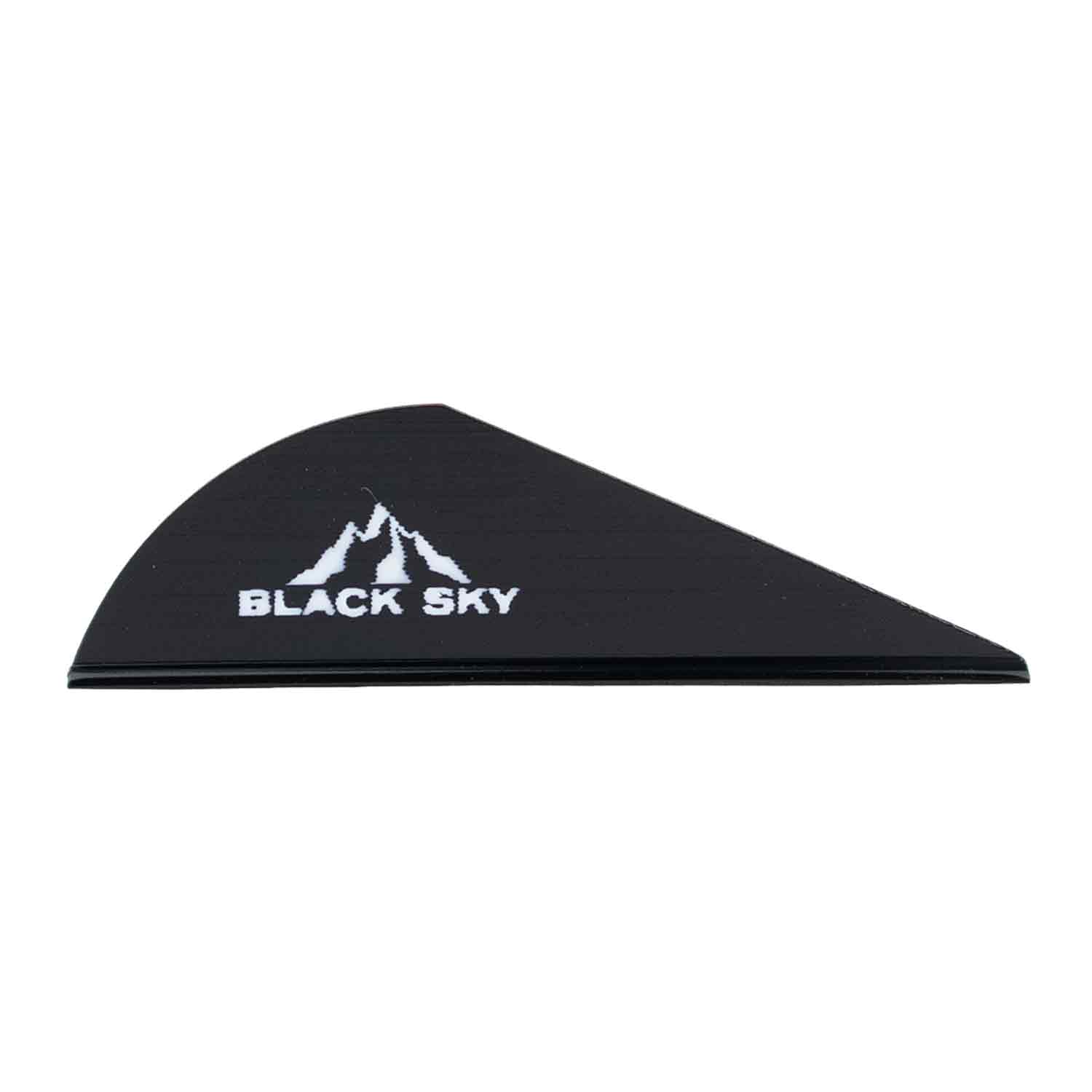 Bohning Black Sky 2 Vanes - High Performance Archery Fletching for Hunting and Target Practice | Perfect for Compound Bows and Traditional Archery