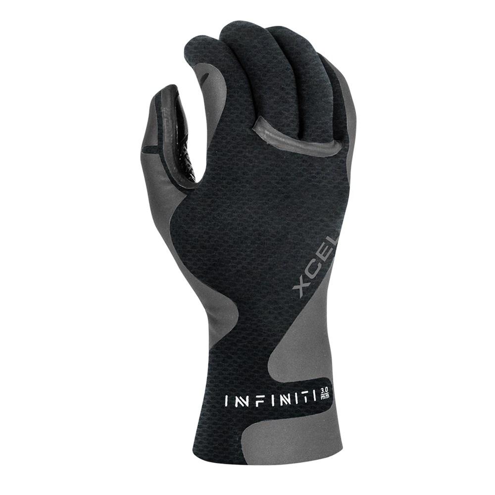 XCEL Infiniti 5mm 5-Finger Neoprene Gloves with Textured Grip for Scuba Diving, Snorkeling & Water Sports