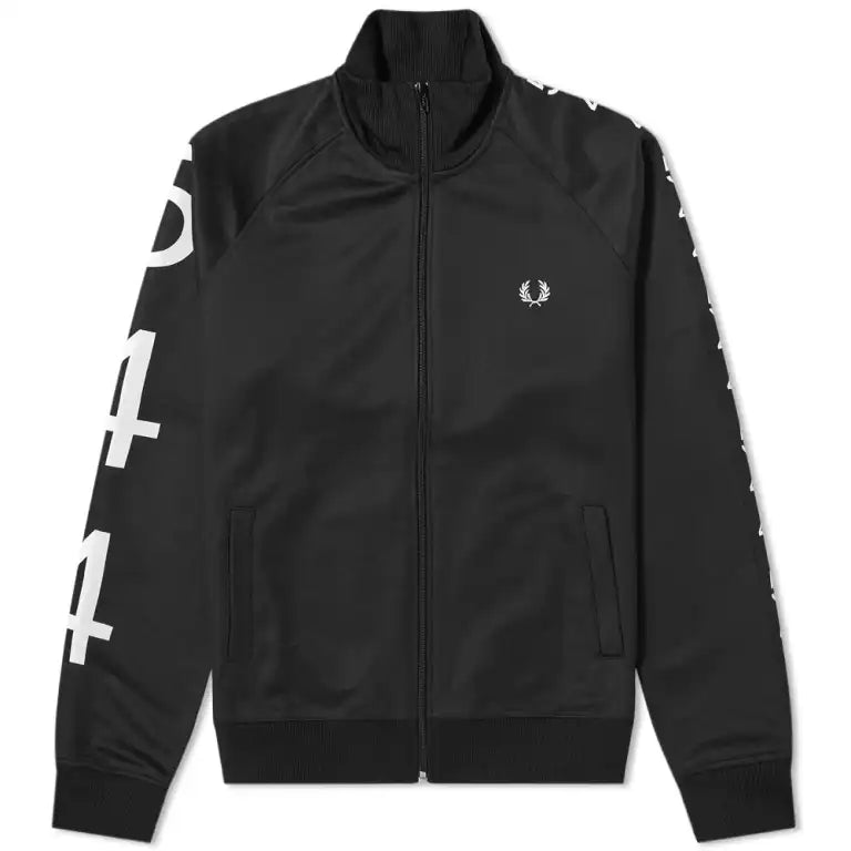 Fred Perry X Made Thought 544 Taped Track Jacket - Men's Slim Fit Zip-Up Jacket with Contrast Tape Detail | Perfect for Casual Wear, Street Style & Outdoor Activities
