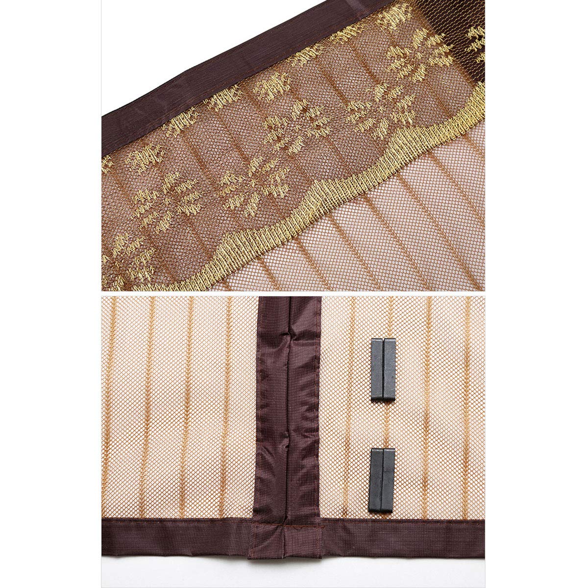 ECYC Self-Adhesive Magnetic Window Screen - Invisible Mesh Door Curtain for Bug Protection | Perfect for Homes, Apartments & RVs (Easy Install, No Tools Needed)