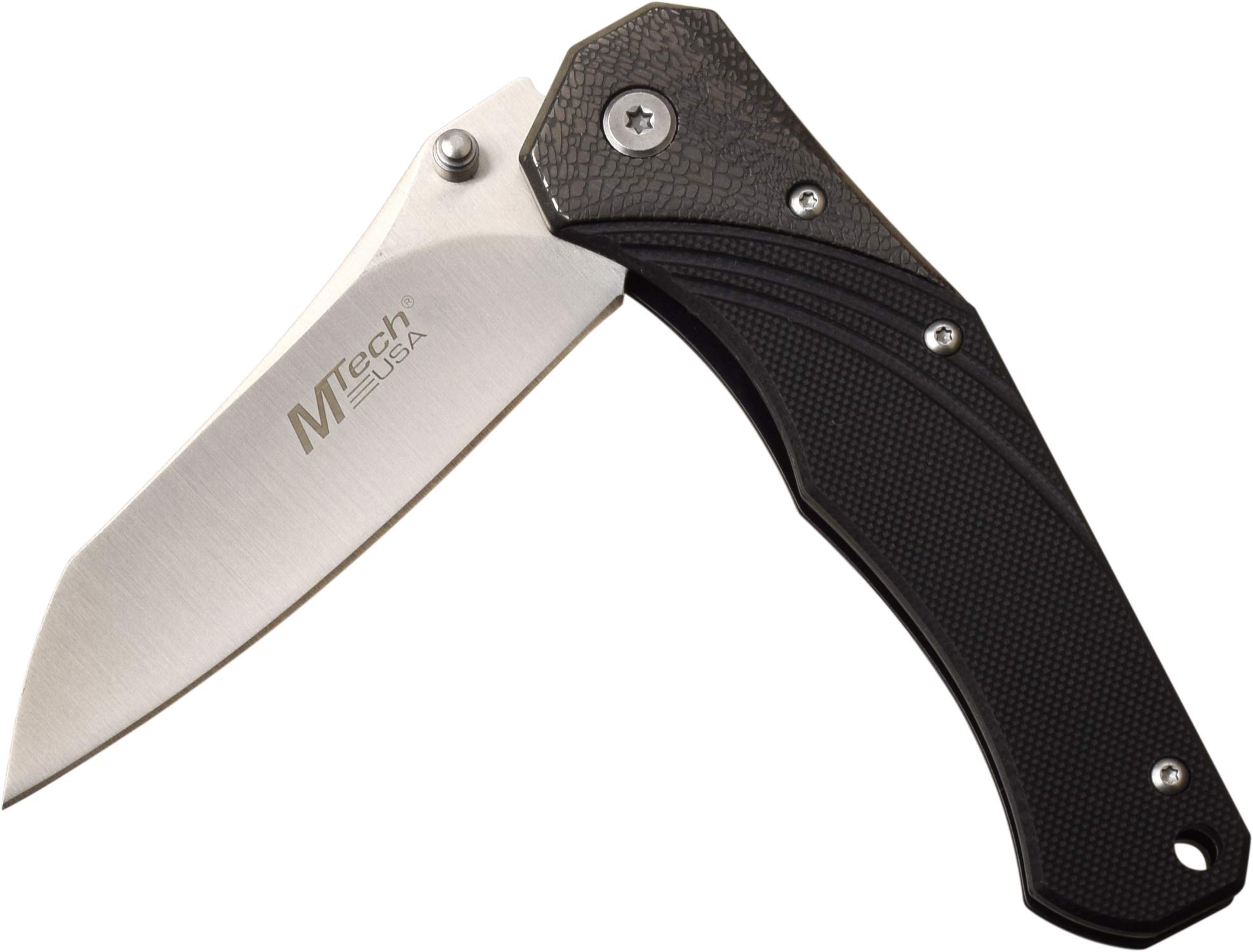 MTECH USA MT-1103GY Tactical Folding Knife - Grey EDC Pocket Knife for Camping, Hiking & Outdoor Survival Gear | Durable Manual Open Blade with Secure Lock