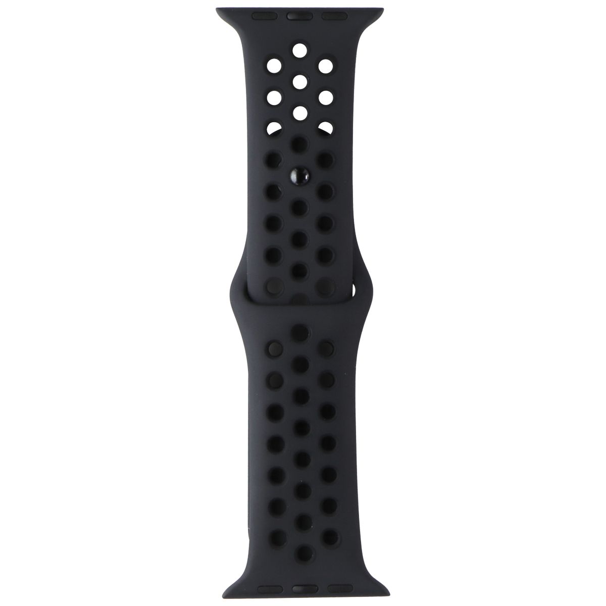 Apple Watch 45mm Nike Sport Band - Anthracite/Black - Compatible with 42mm, 44mm, 45mm Apple Watch Models - Perfect for Running, Workouts & Active Lifestyle