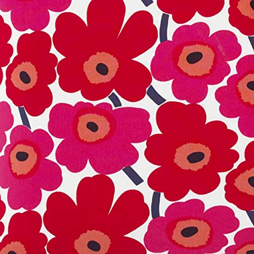 Unikko Dark Red/White