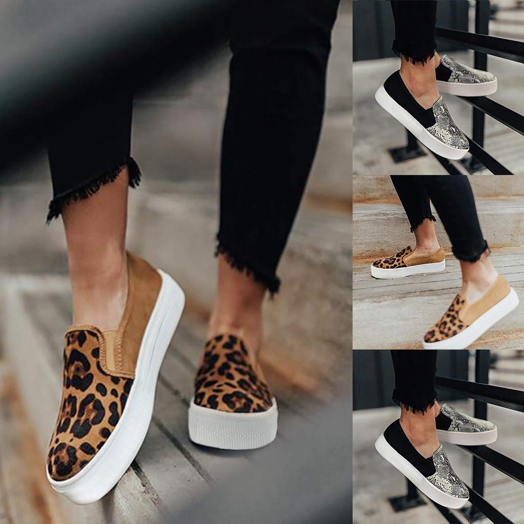 Women's Slip-On Walking Shoes - Breathable No Lace Sneakers & Loafers for Work, Sports & Casual Wear | Comfortable Fashion Flats for Everyday Use, Travel & Errands